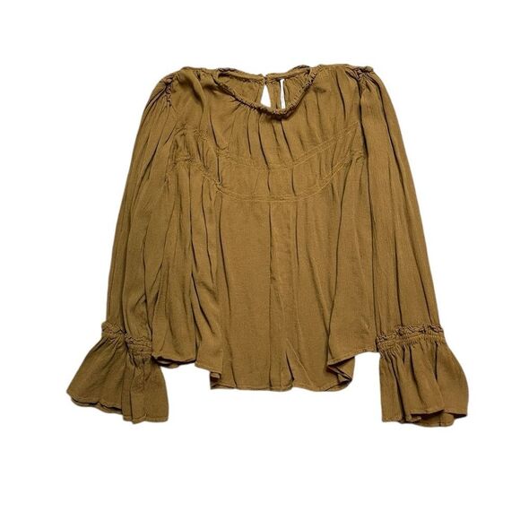 FREE PEOPLE Kelsey Blouse Shirt Size Small - Picture 2 of 9